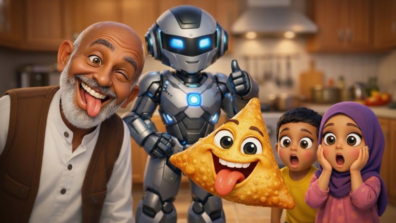 Daawo Sambuus Iyo Odey Xaaji Iyo Robotka Oo Arin Yaab Leh  Sameeyay