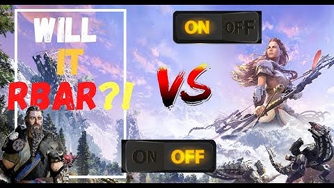 WILL IT RUN? | RESIZABLE BAR ON VS OFF | HORIZON ZERO DAWN PC PERFORMANCE | RTX 3090 BENCHMARK 1440p