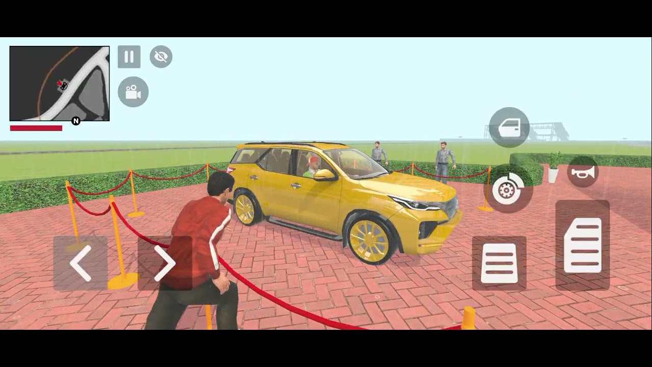  ( India theft auto simulat ) ( Car delivery of golden Toyota fortuner )