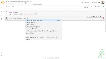 18 - NLP Stop Words with Spacy
