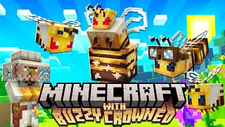 EU ENCONTREI A RAINHA DAS ABELHAS NO MINECRAFT! Buzzy Crowned Addon