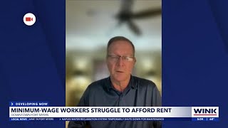 Minimum wage workers struggle to afford Florida rent