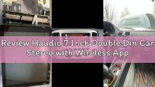 Review Haudio 7 Inch Double Din Car Stereo with Wireless Apple CarPlay & Android Auto, 2+32G Android