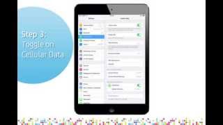 iPad Mini: Turn on/off data services