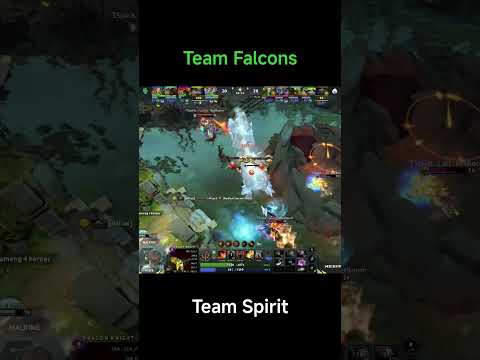 Team Falcons vs Team Spirit. #dota2 #dota2highlights #dota #JIaCkoVui