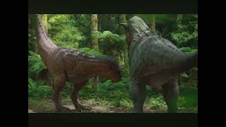 Carno mating dance (prehistoric planet)