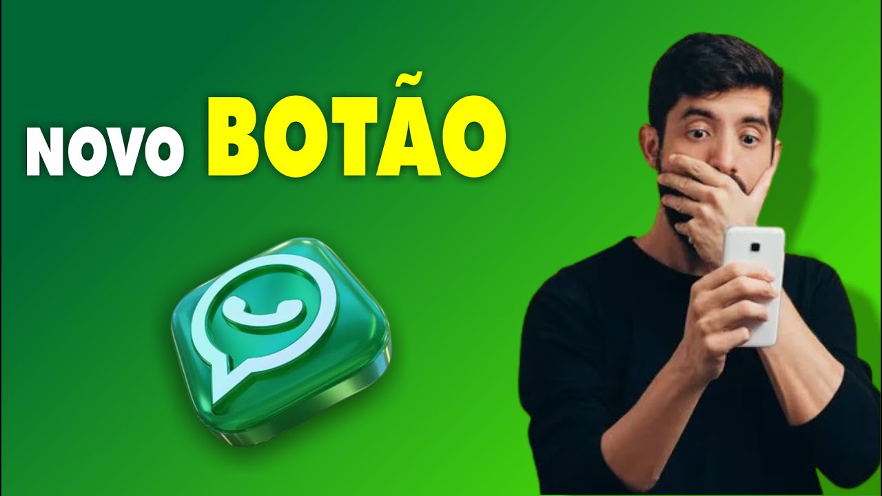 CHEGOU NOVO BOTÃO DO WHATSAPP FUNÇÃO INÉDITA EM 2024 - YouTube