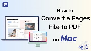 how to convert a pages file to pdf on mac | wondershare pdfelement 8