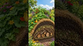Build a FREE Garden With Fall Cleanup | Hügelkultur