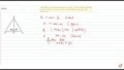 If `A B C` is an isosceles triangle such that `A B=A C` and `A D` is an altitude from `A` on `B ...