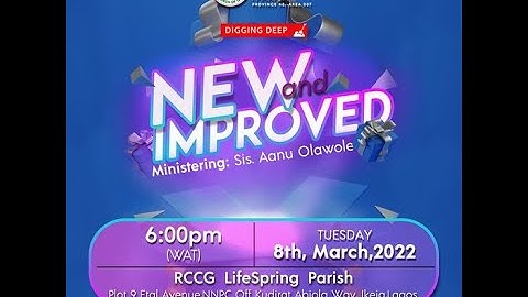 Bible study-Digging Deep Service | Tuesday, 8th March 2022