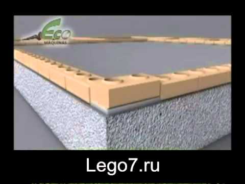 ЛЕГО кирпич Подготовка кирпичной кладки