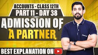 Admission of a Partner | Chapter 3 | Accountancy Class 12 | Part 10