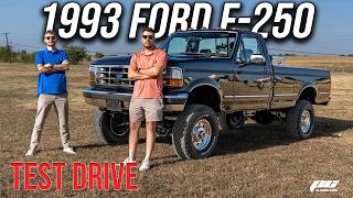 *SOLD* 1993 Ford F-250 4X4 XLT Test Drive Lifted 5.8L - 46K Miles