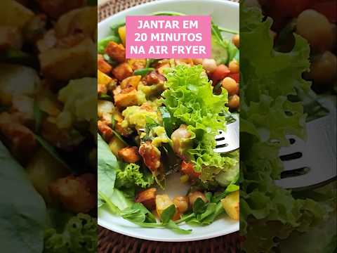 Jantar Saudável em 20 Minutos na Airfryer 💜