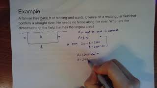 Famous Calc 1 Sec 4-7 Optimization Problems Part 1 Wealth