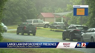 Heavy law enforcement in Stokes County as investigation is underway