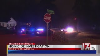 Wake County Sheriff's Office investigating homicide on Campside Drive near Wendell