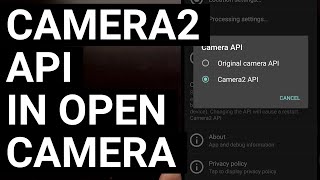 Enable Camera2 API in the Open Camera app for Additional Photo Mode Options screenshot 5