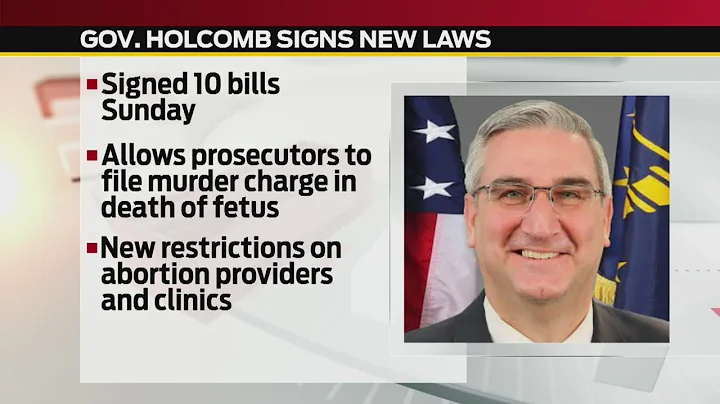 Gov. Holcomb signs 10 bills into law