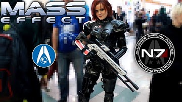 Mass Effect Commander Shepard Cosplay with N7 Armor at UnityCon 2019