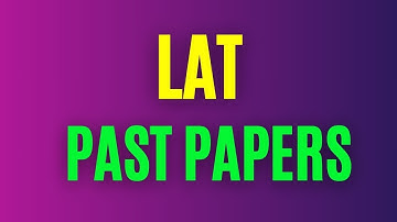 LAT Past Papers | LAT Past Papers Solved | LAT Past Papers 2024 | LAT All Past Papers | LAT Test Mcq