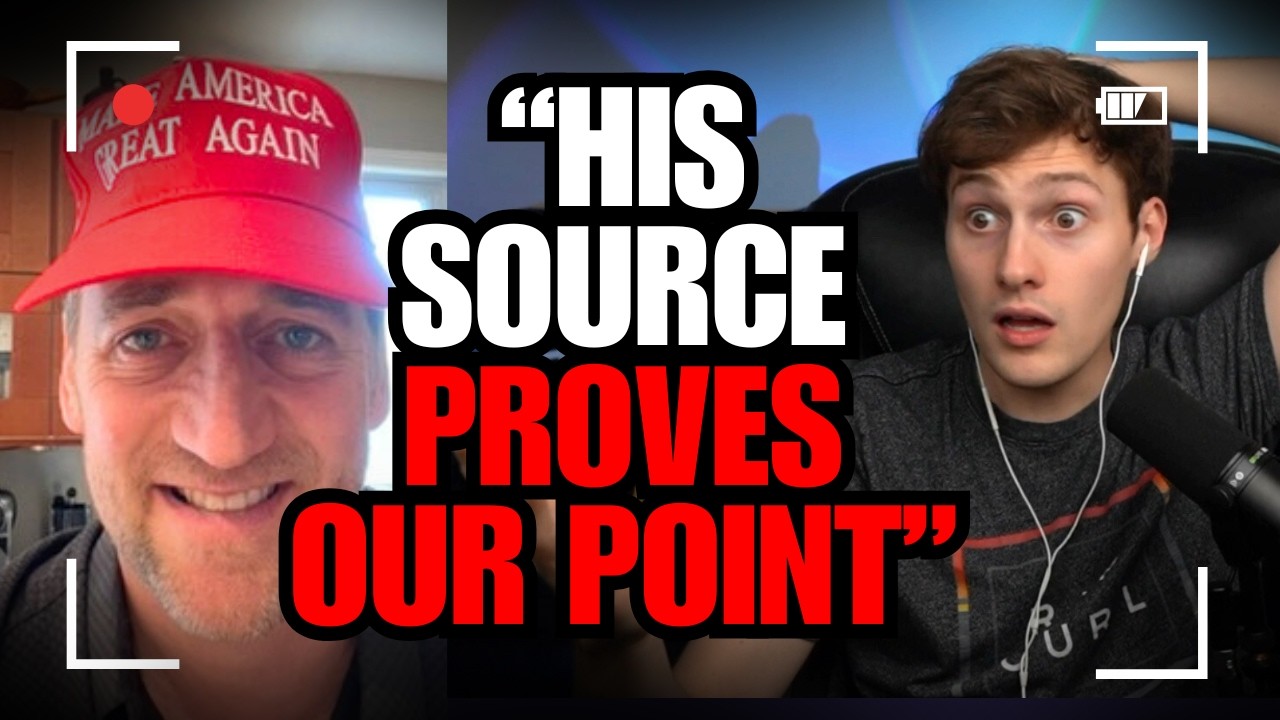 MAGA Dad’s OWN SOURCE Proves Him WRONG