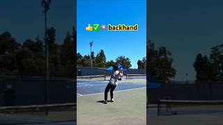🎾 Cross Court Backhand Like Carlos Alcaraz 🔥 | Day 18 Tennis Challenge #shorts