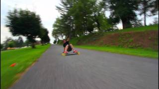Landyachtz Time Machine Longboarding Shred - 720 Slide Lets Do This!