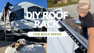 Installing a DIY Roof Rack on our Ford Transit | Van Build Series (Ep. 3)