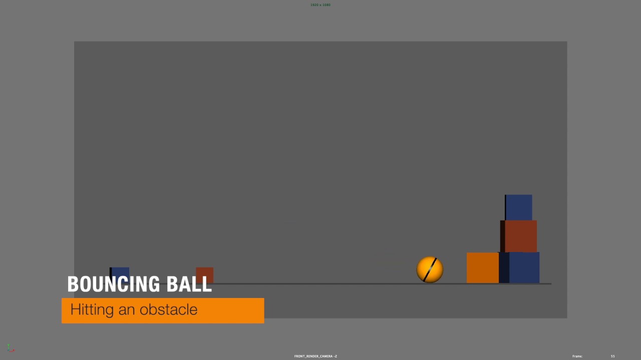 Bouncing Ball in space - YouTube