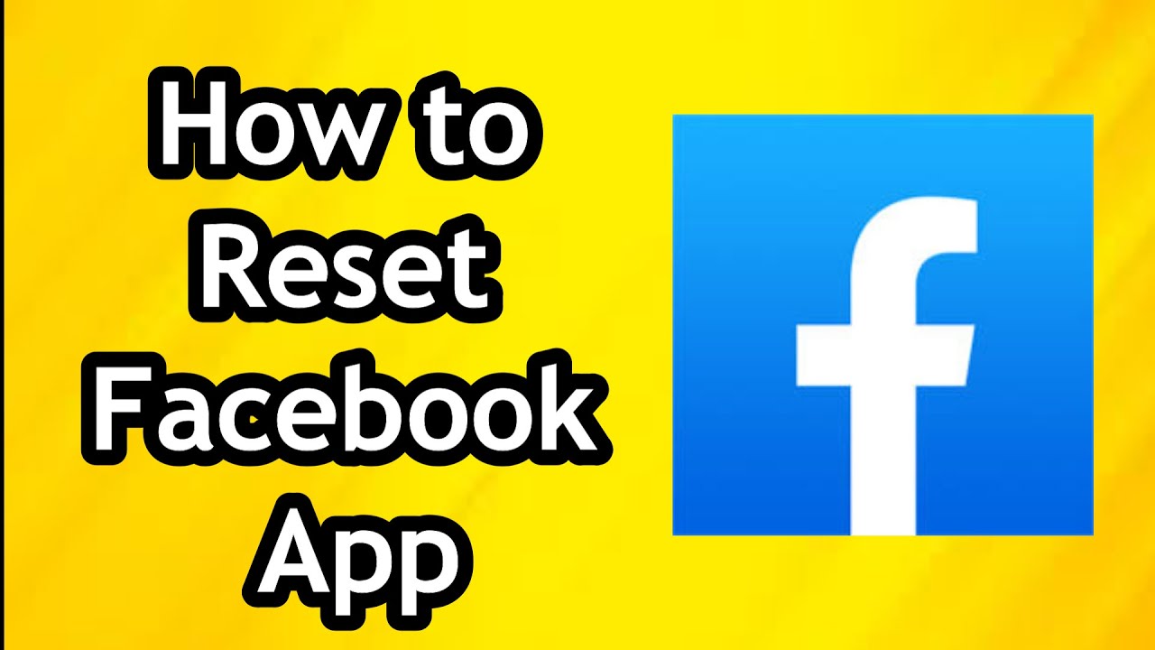 Reset Facebook Instructions How to Reset Facebook App in 2024 - YouTube
