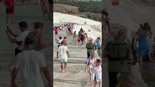 ☀️Pamukkale Türkiye  The Wonder Of -Sunny Day💧 #summer #travel