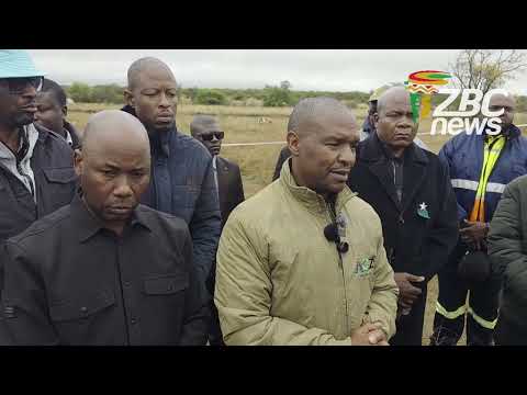 Update: Minister Mhona Visits Marondera Helicopter Crash Site