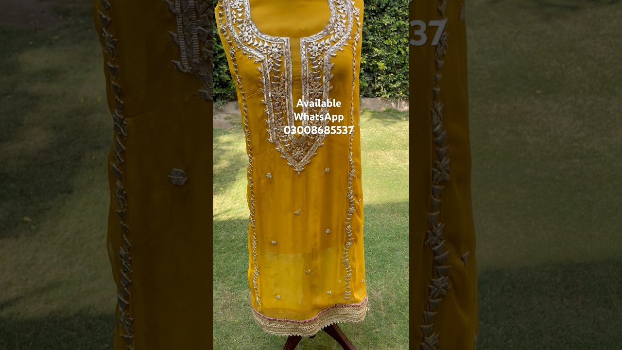 Gottawork chiffon suit || Pakistan 