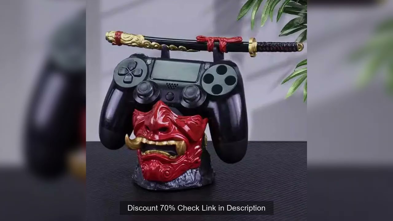 For Gaming Controller Holder One More Life Controller Holder Figure Headphone Stand For PS5/4 Gamepa