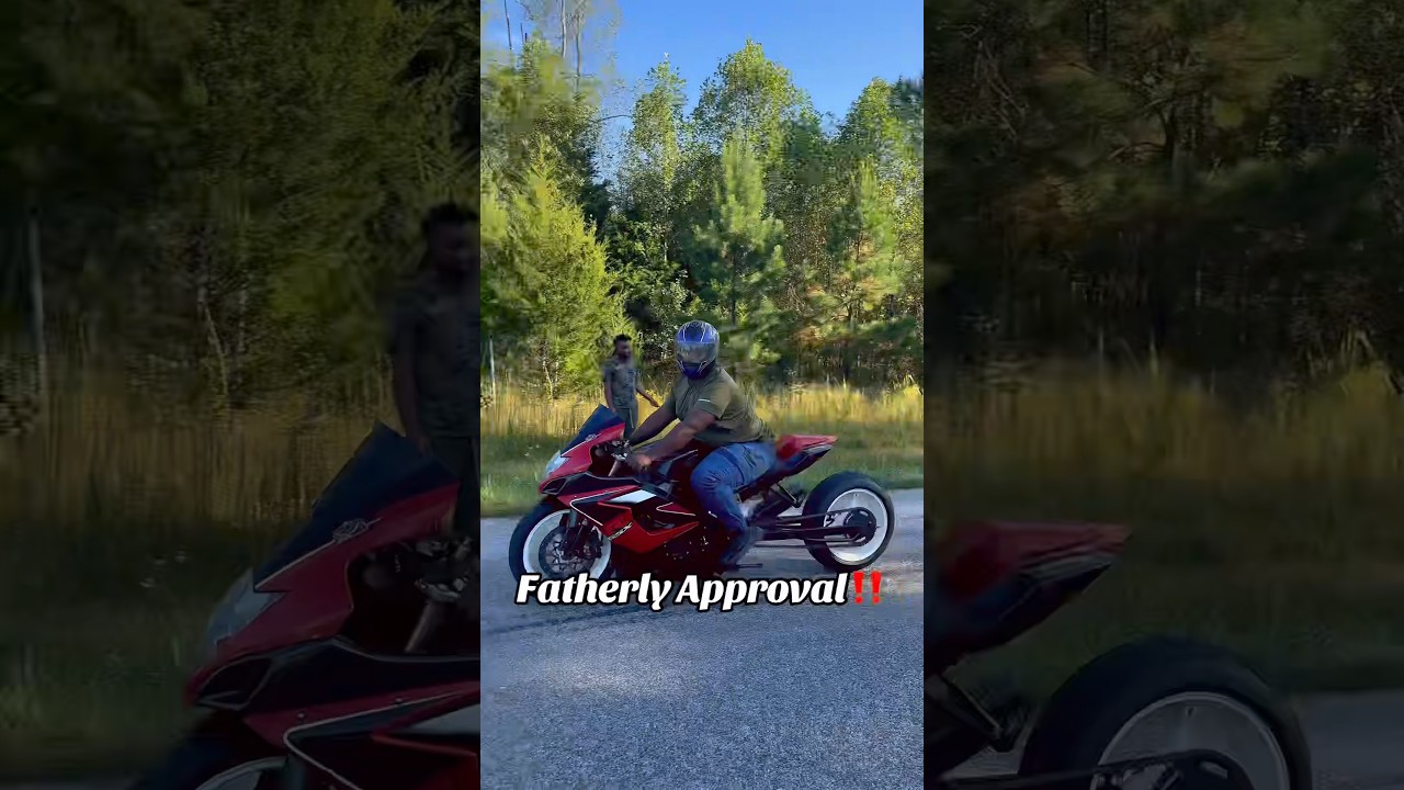 Had to get the Fatherly Approval‼️ #1000 #1k #bikelife #suzuki #gxsr #fast #dad #daddy #father