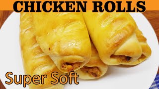 Bakery Style Chicken Rolls | Easy Stuffed Chicken Bread Recipe | Cooking Closet