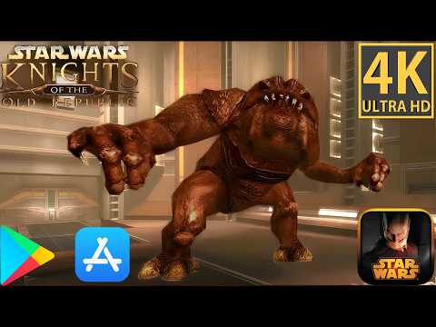 Rancor - BOSSFIGHT - Star Wars: KOTOR - 4K Mobile iOS Android - iPhone Pro Max - Dark Side (Part 6a)