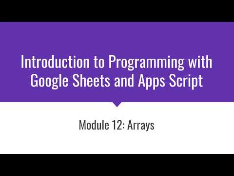 You Try It: Introduction to Programming with Google Sheets 12-E