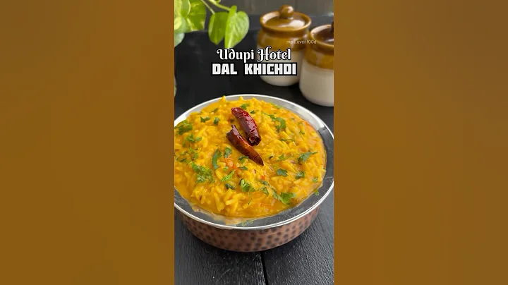 Udupi Hotel style Dal Khichdi #ytshorts #recipe