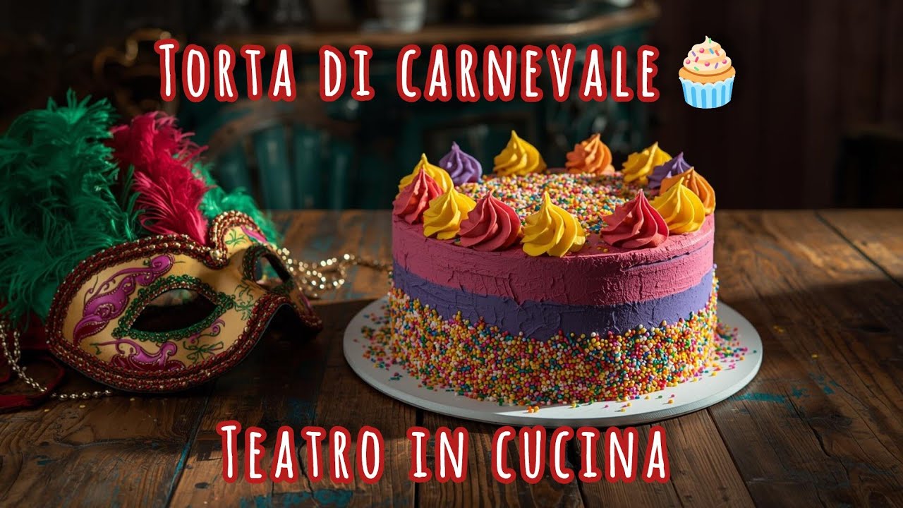 La torta più pazza di Carnevale 🎭🍰 | Ricetta golosa tra risate e teatro con @videofood2356 