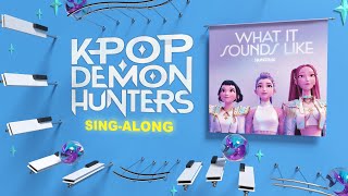 KPop Demon Hunters 'What It Sounds Like' On Piano! (SING-ALONG) #marblemusic #kpopdemonhunters