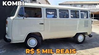 VOLKSWAGEN KOMBI FOR SALE FOR ONLY 5 THOUSAND REAIS