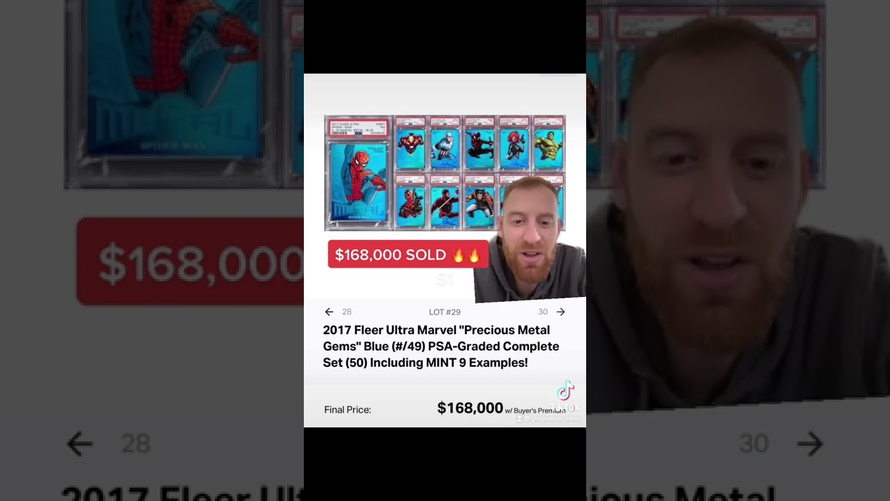 $168,000 SOLD 🔥 Marvel Cards! 2017 Blue PMG’s 