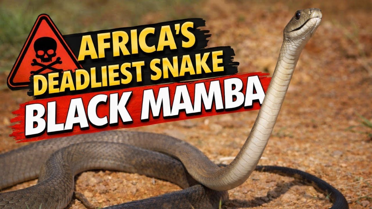 Black Mamba: Africa’s Most Feared Snake, One Bite Can Kill in an Hour