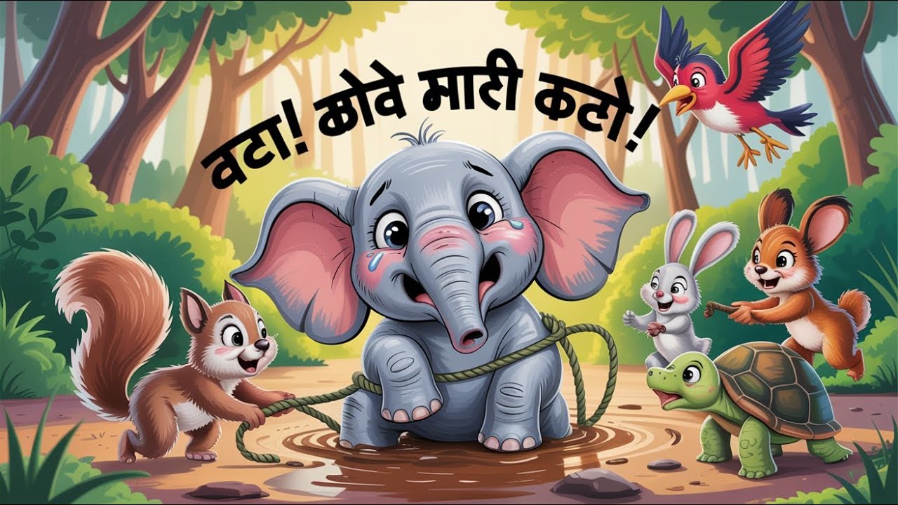 Hindi Story for kids || Story of the little Elephant || Moral story for kids || Amazing Hindi story.