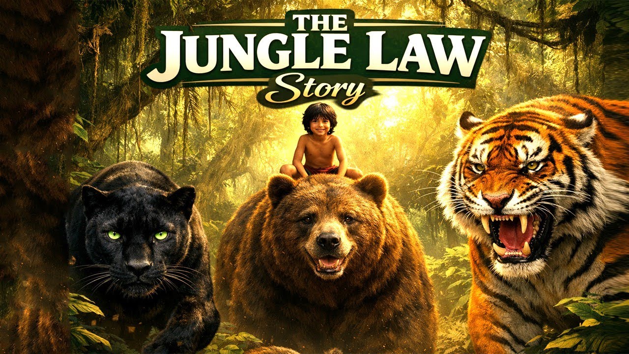 The Jungle Book Mowgli Full Story | Relaxing Bedtime Story | Law of the Jungle Adventure