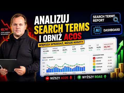 Niższy ACOS dzięki AI: Search Terms Report na Amazon