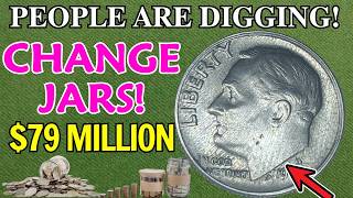 PEOPLE ARE DIGGING THROUGH CHANGE JARS AFTER THESE ROOSEVELT DIME FINDS!